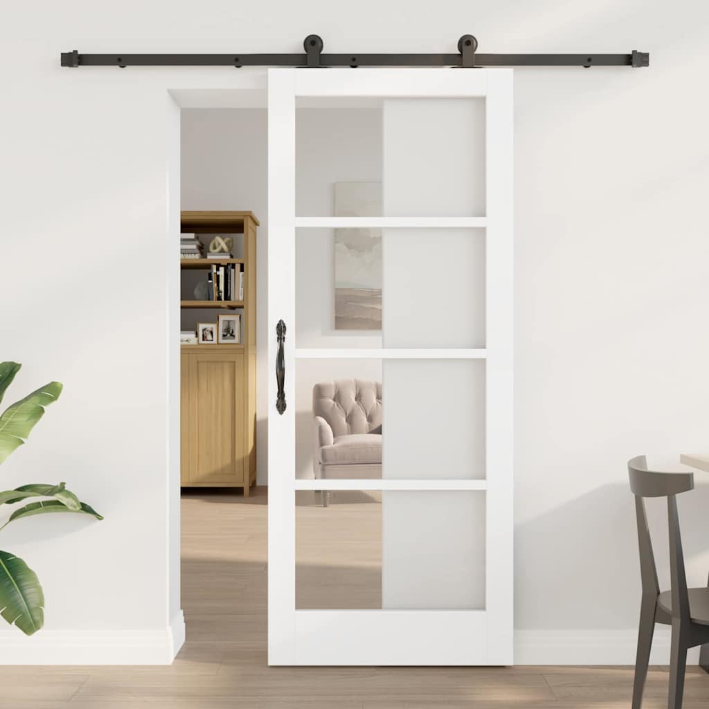 Schuifdeur ORKDAL Wit en zwart 83 x 202 cm