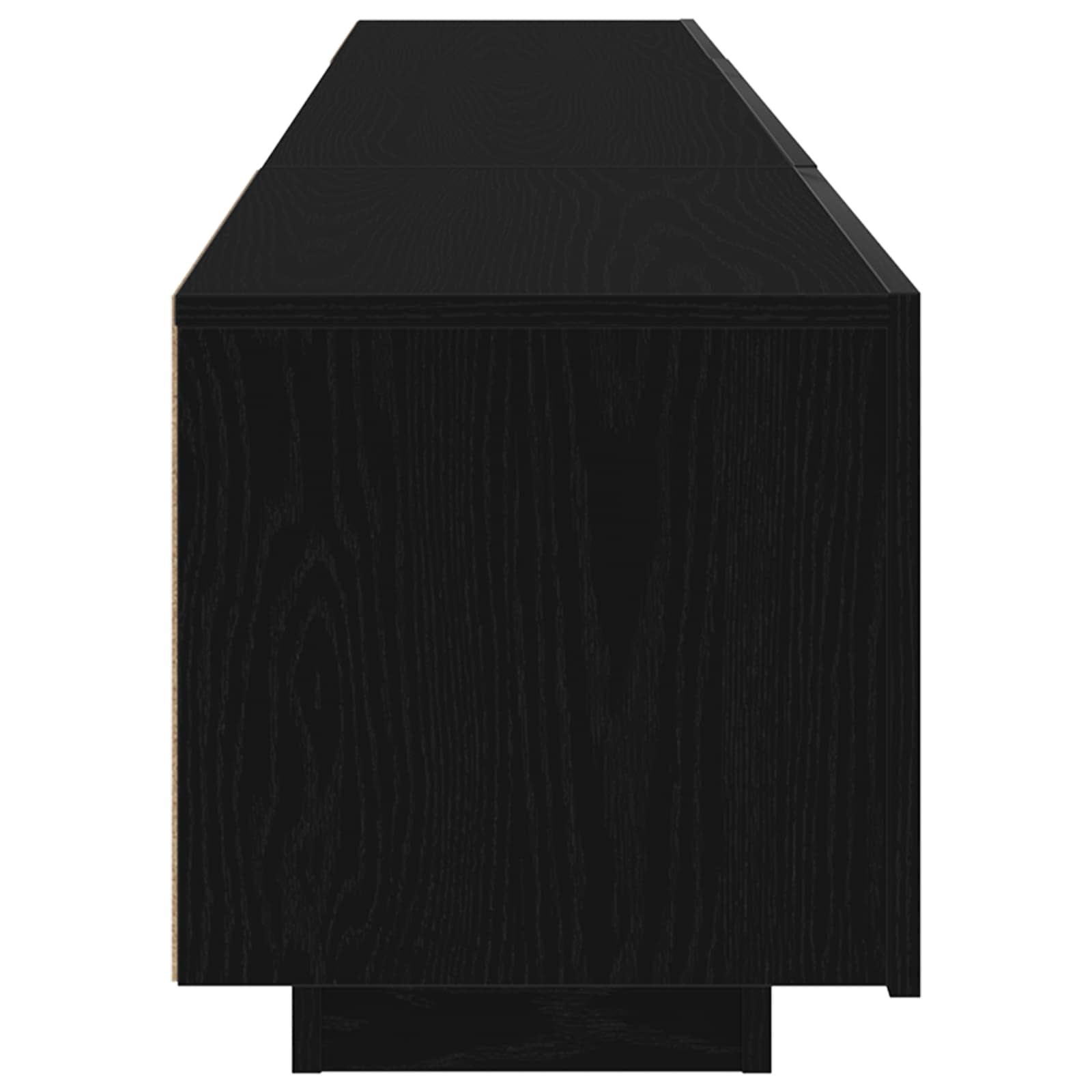 Tv-meubelset 2 pcs Zwart 180 x 35 x 40 cm Bewerkt hout – afbeelding 7