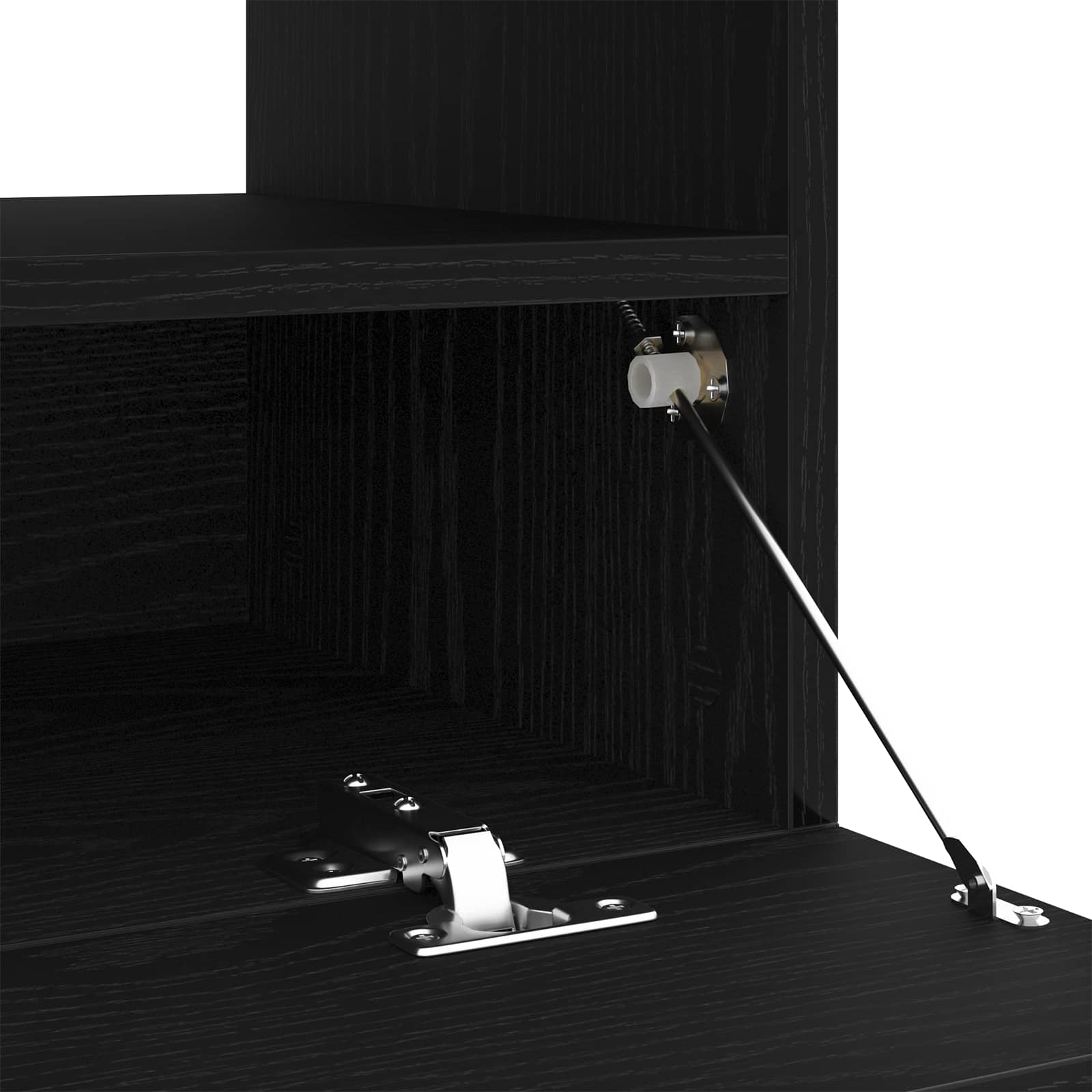 Tv-meubelset 2 pcs Zwart 200 x 35 x 40 cm Bewerkt hout – afbeelding 9