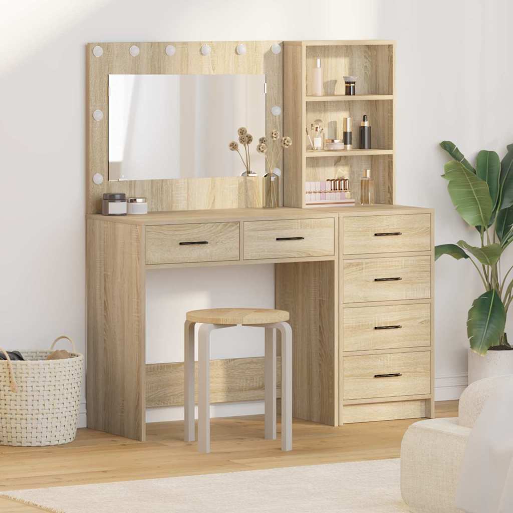 Plafondtafel met lade Bruin 78.5 x 41 x 135 cm Bewerkt hout