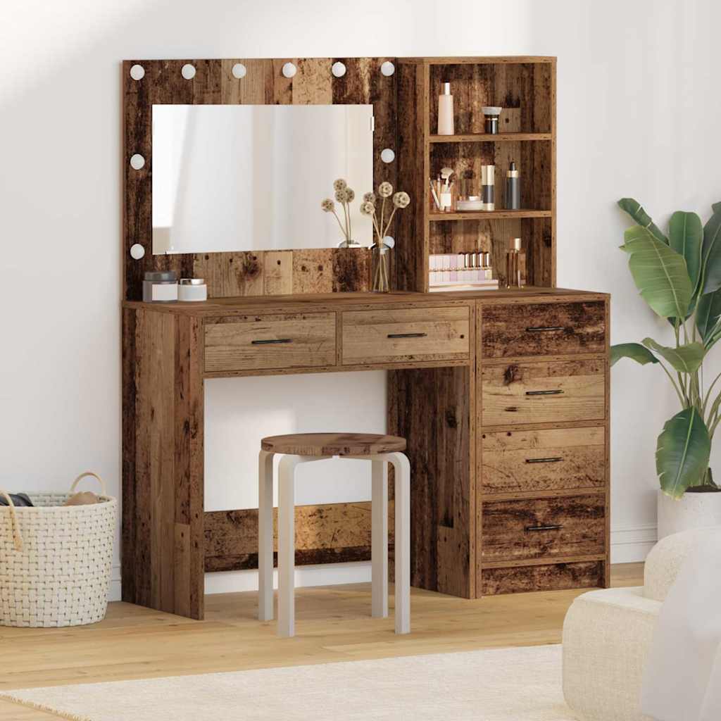 Plafondtafel met lade Bruin 78.5 x 41 x 135 cm Bewerkt hout