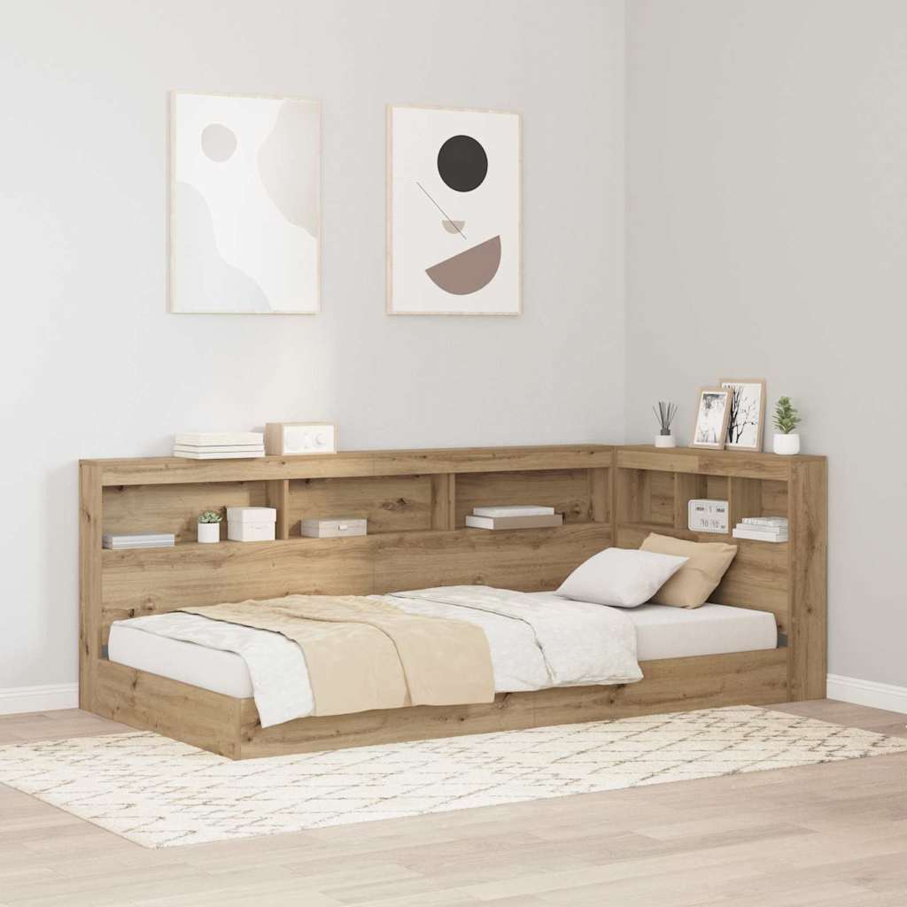 Opberghoofdbord Artisan Eiken Bewerkt hout