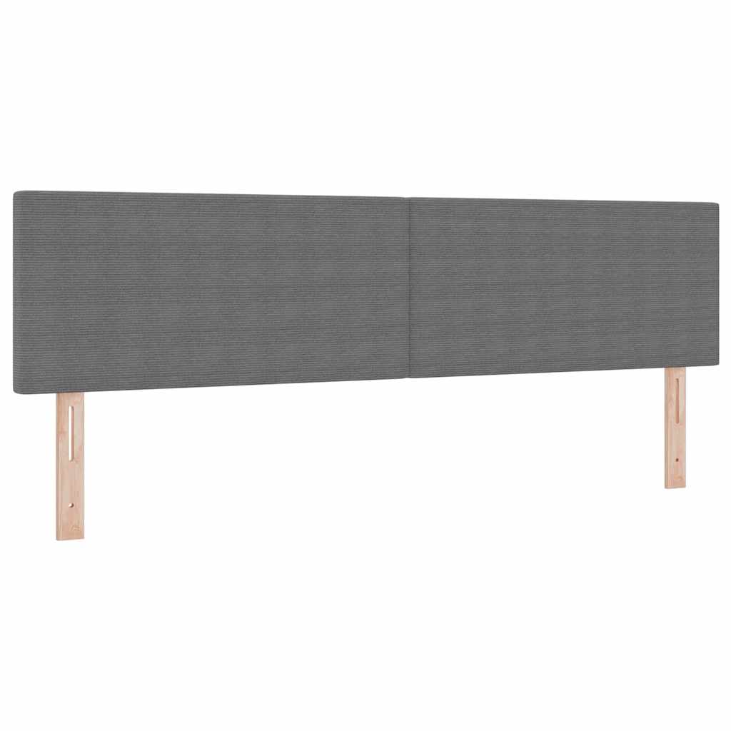 LED Box Spring Bed Lichtgrijs en wit. 180 x 200 cm Katoen Stof – afbeelding 7