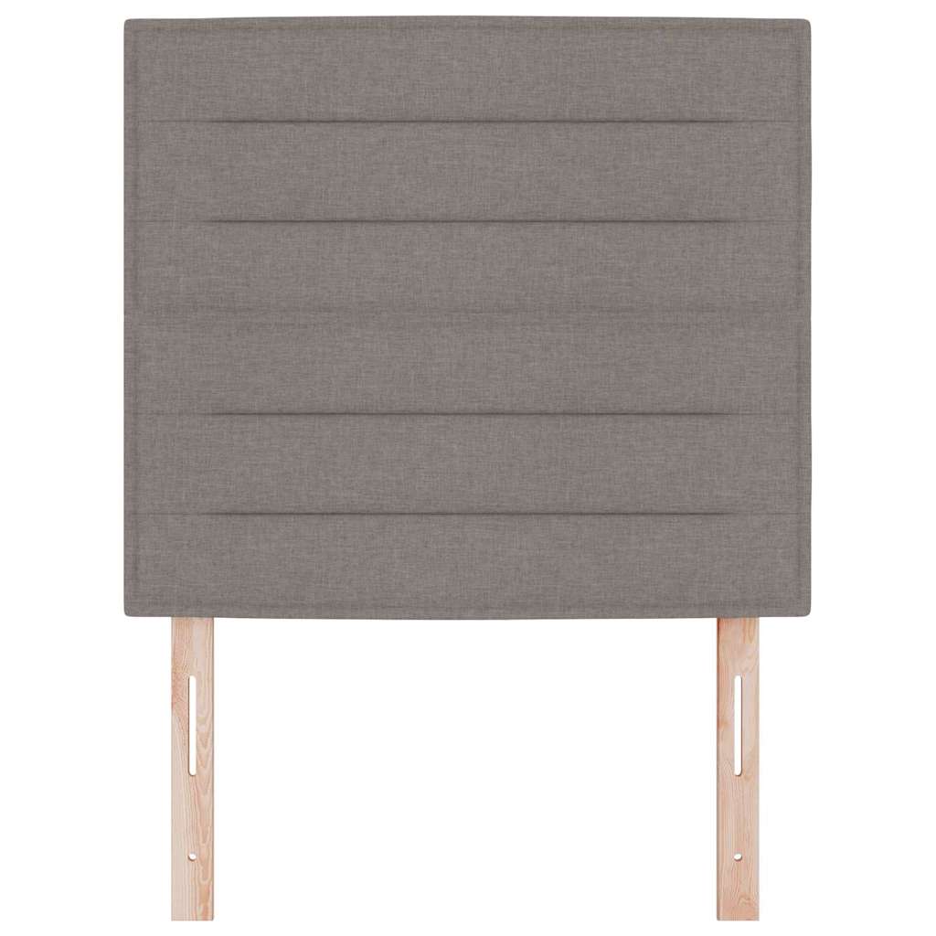 Hoofdbord Taupe 90 cm Stof – afbeelding 4
