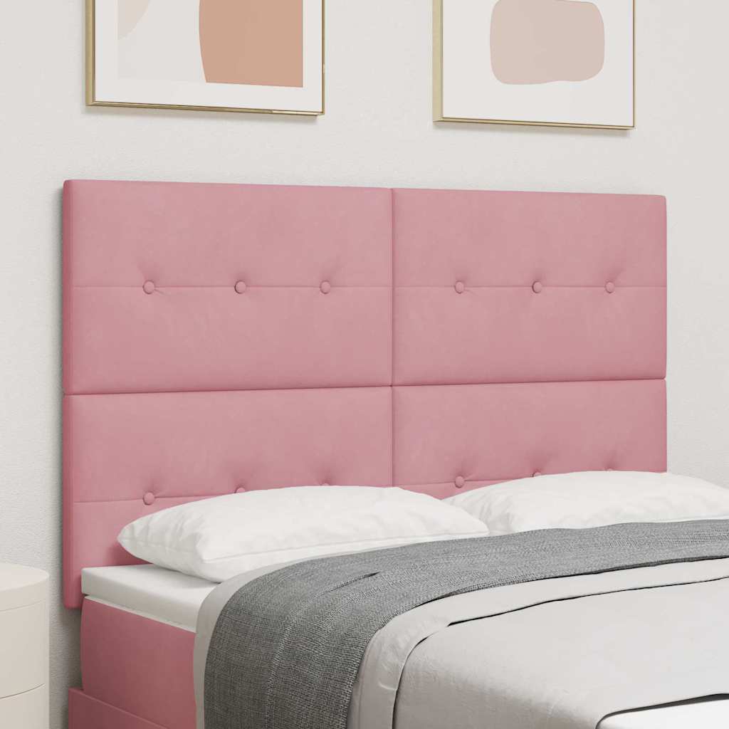 Hoofdbord Roze 144 cm Fluweel