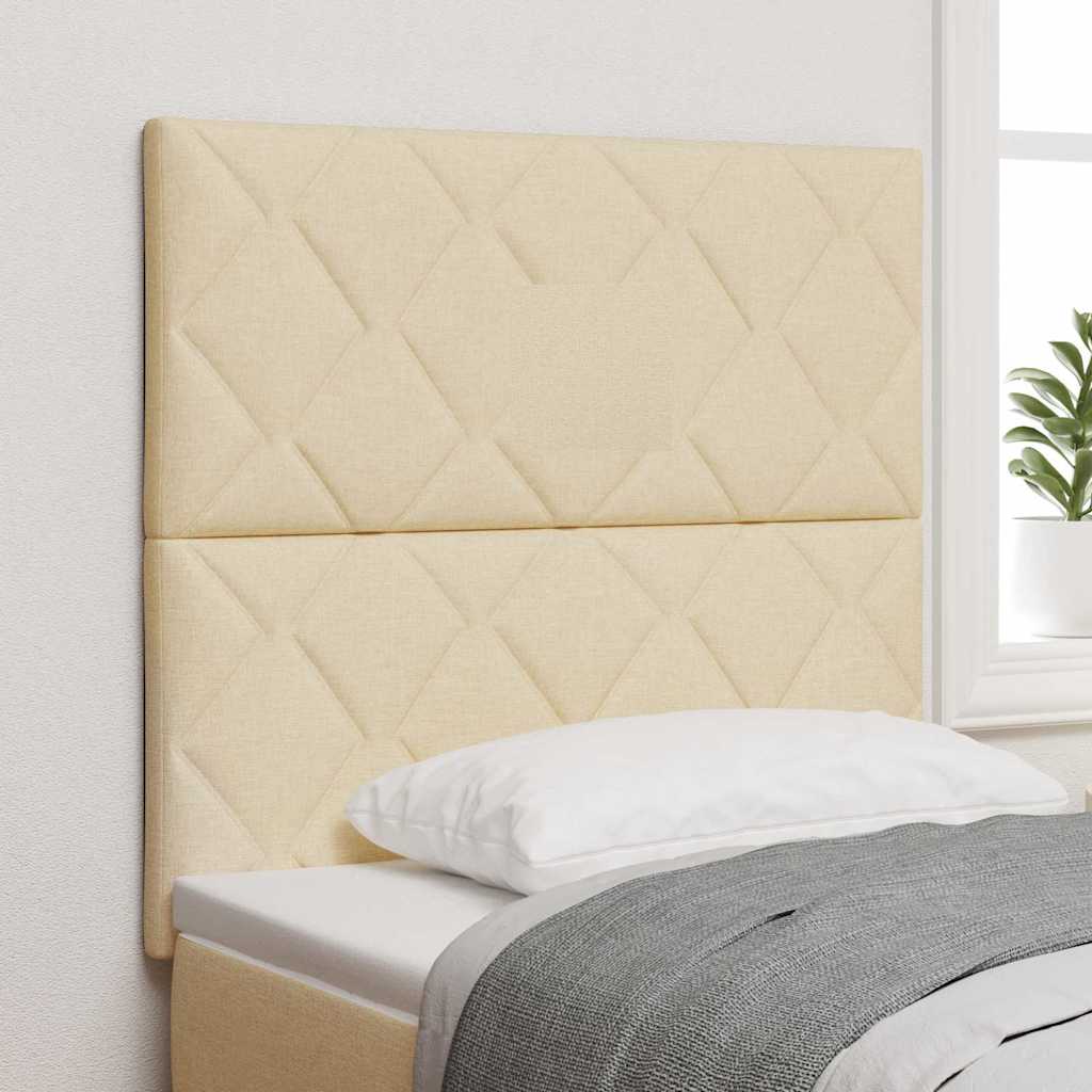Hoofdbord Crème 100 cm Stof