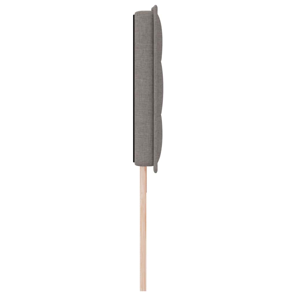 LED Hoofdbord met LED-stripverlichting Taupe 180 cm Stof – afbeelding 6