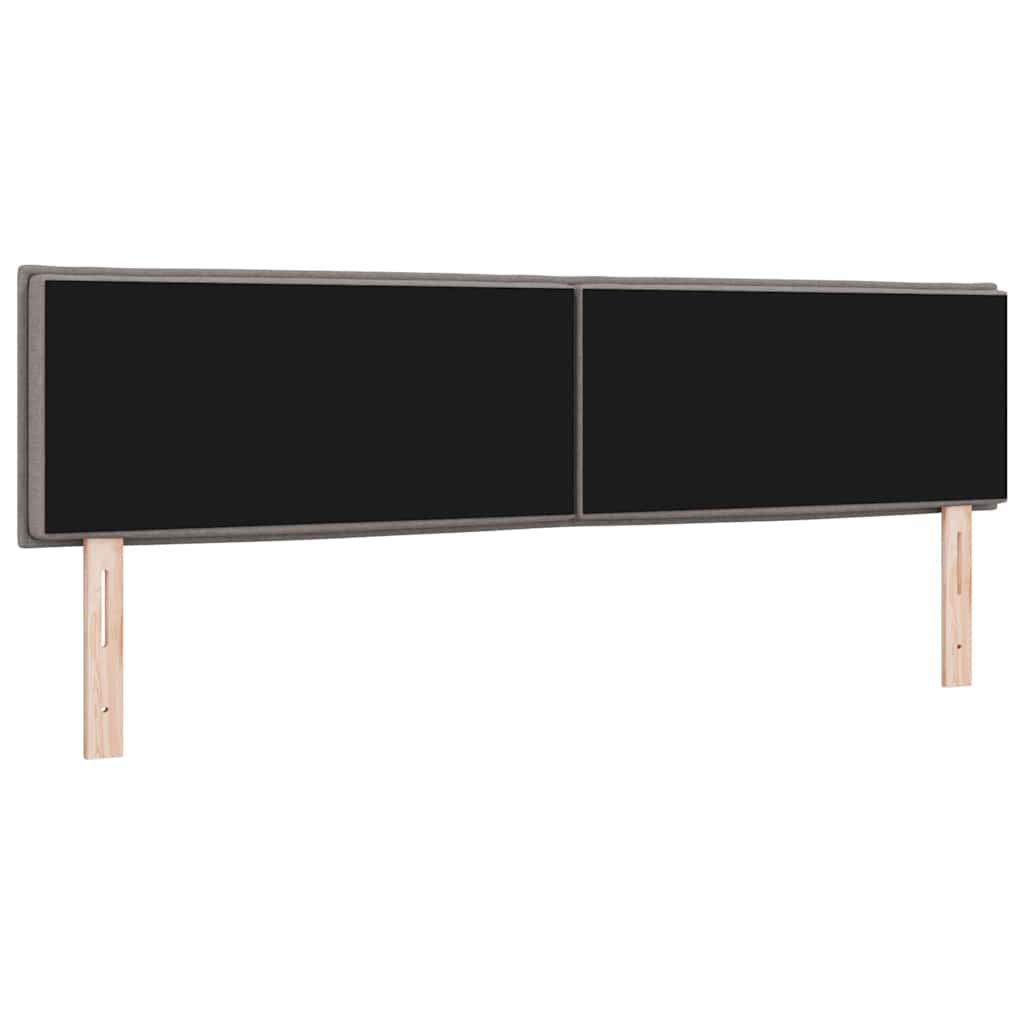 LED Hoofdbord met LED-stripverlichting Taupe 180 cm Stof – afbeelding 7