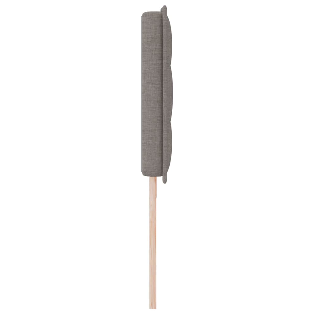 LED Hoofdbord met LED-stripverlichting Taupe 200 cm Stof – afbeelding 6