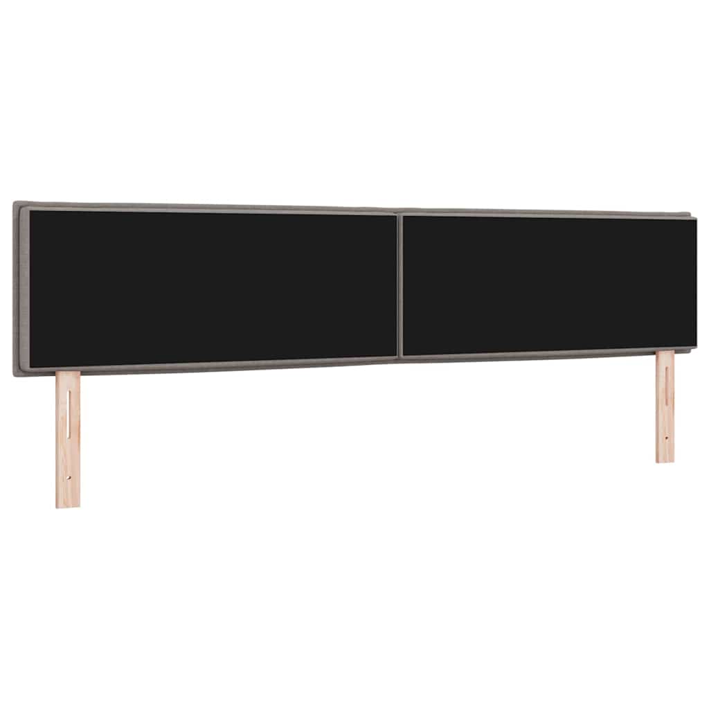 LED Hoofdbord met LED-stripverlichting Taupe 200 cm Stof – afbeelding 7