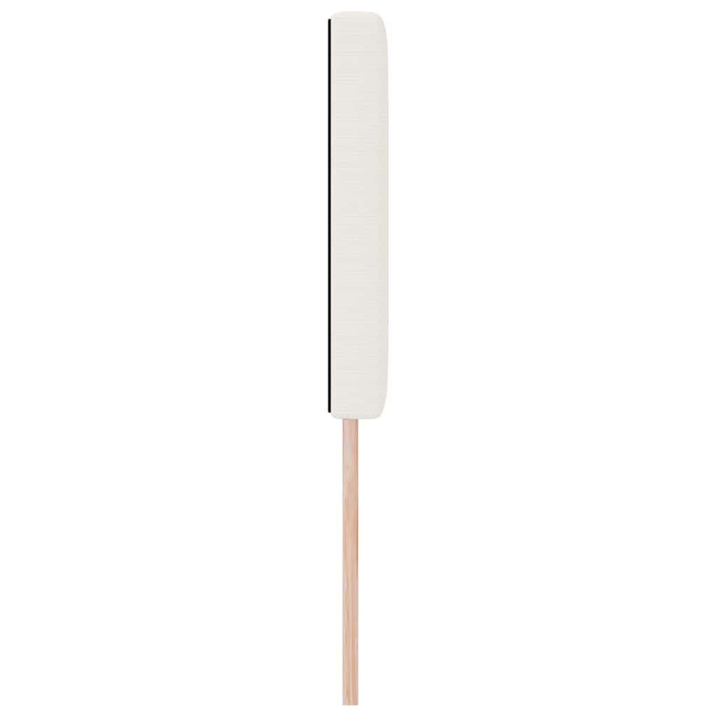 LED Hoofdbord met LED-stripverlichting Crème 144 cm Katoen Stof – afbeelding 6