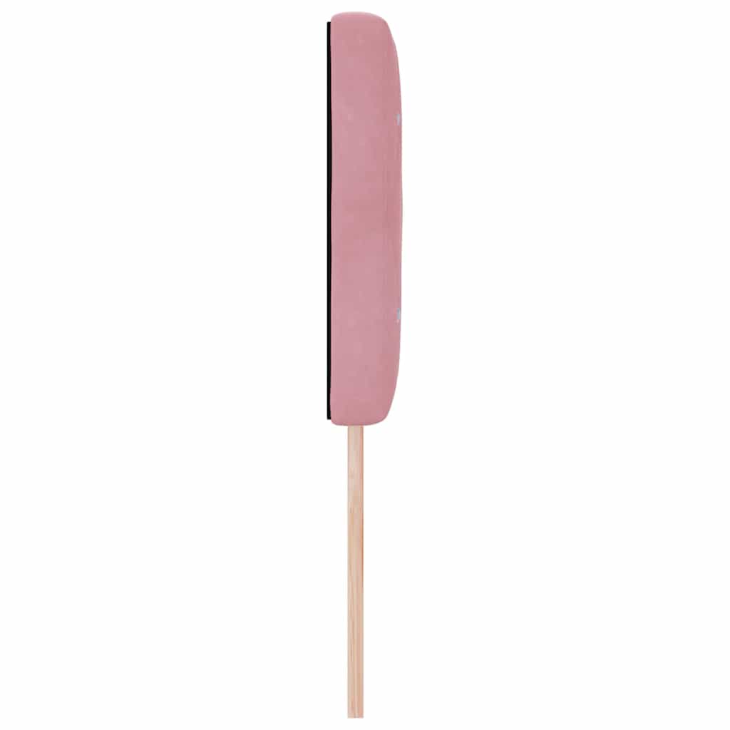LED Hoofdbord met LED-stripverlichting Roze 160 cm Fluweel – afbeelding 6