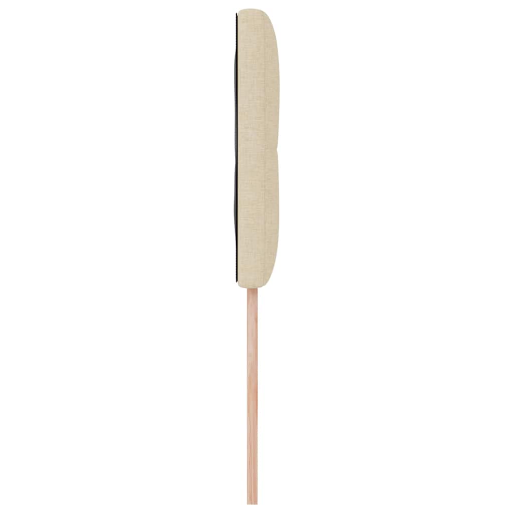 LED Hoofdbord met LED-stripverlichting Crème 90 cm Stof – afbeelding 6