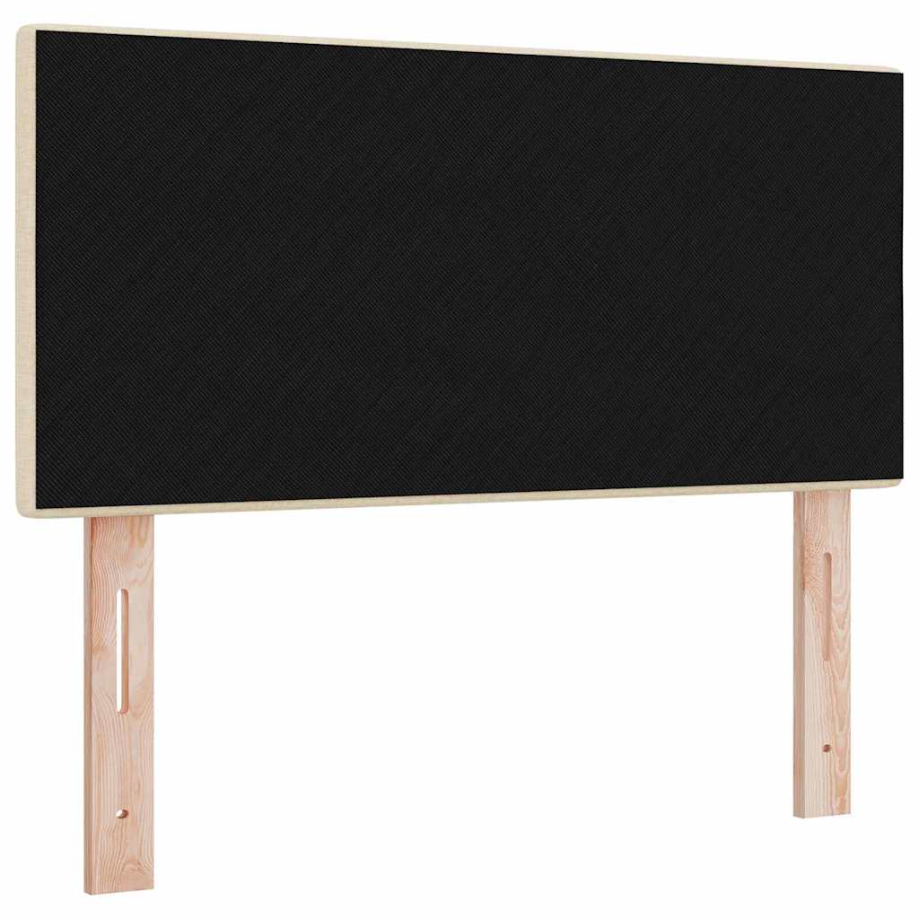 LED Hoofdbord met LED-stripverlichting Crème 90 cm Stof – afbeelding 7