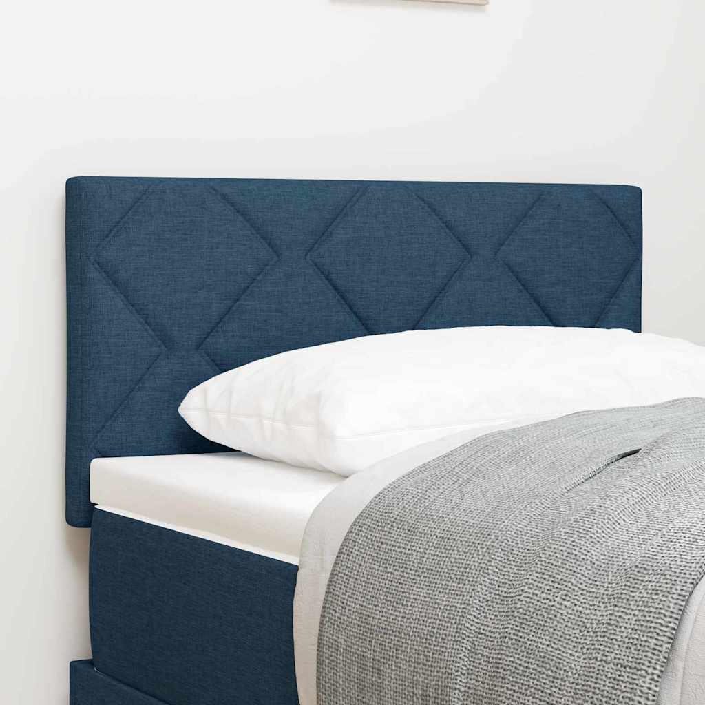 LED Hoofdbord Blauw 80 cm Stof – afbeelding 1