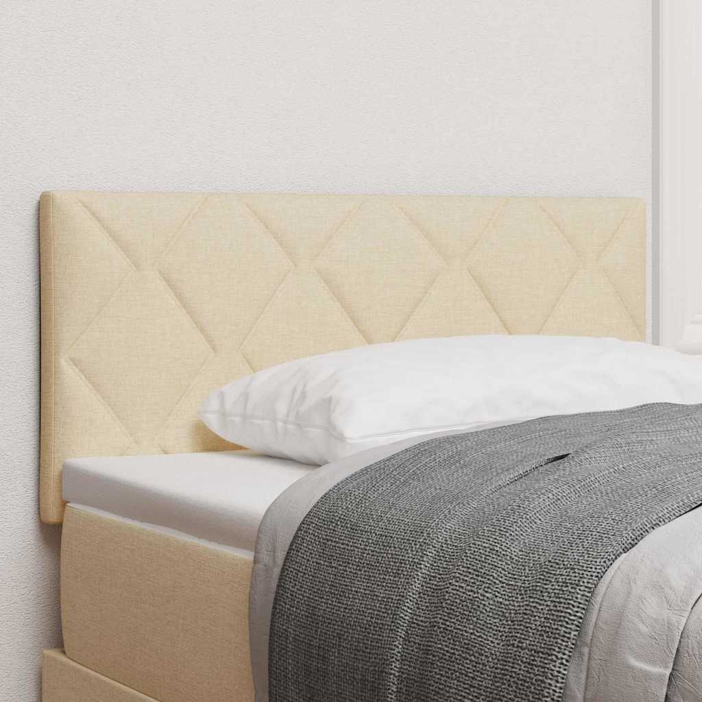 LED Hoofdbord Crème 100 cm Stof