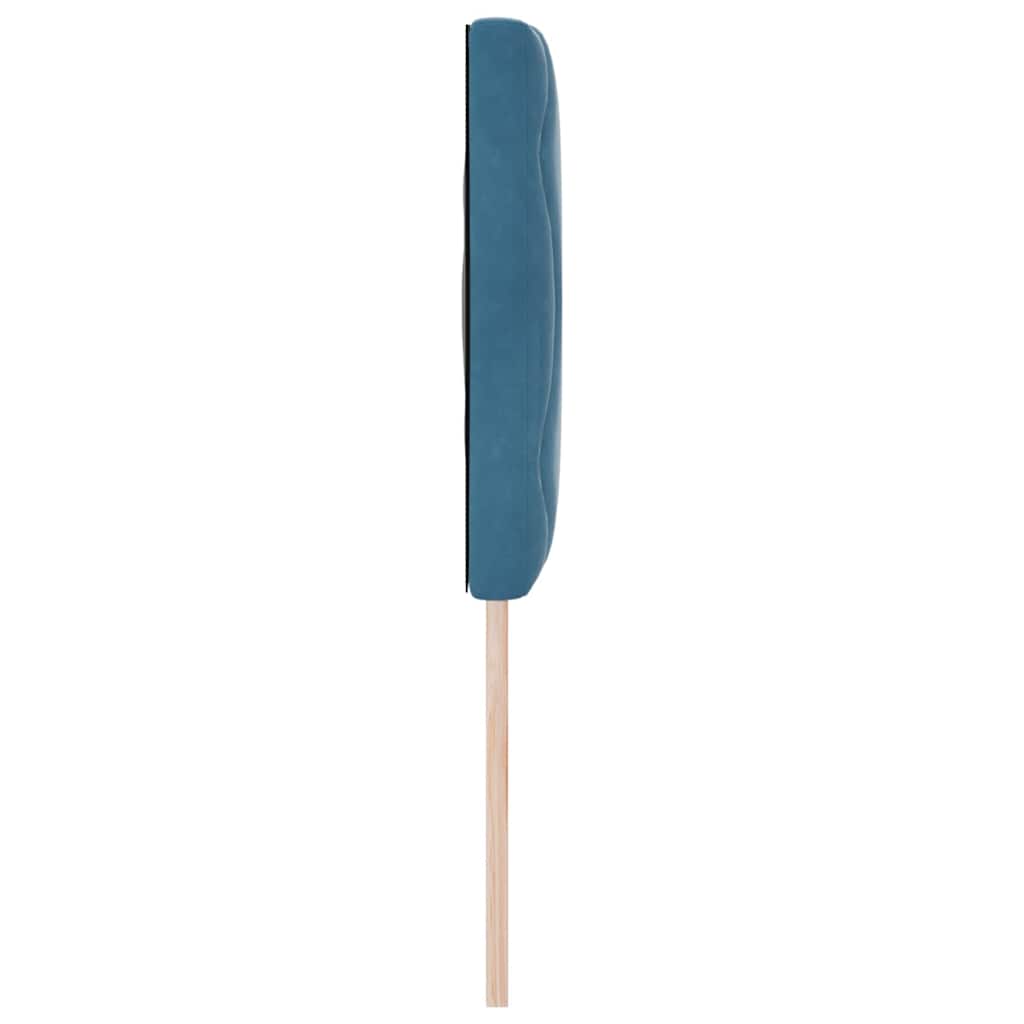 LED Hoofdbord Donkerblauw 160 cm Fluweel – afbeelding 6