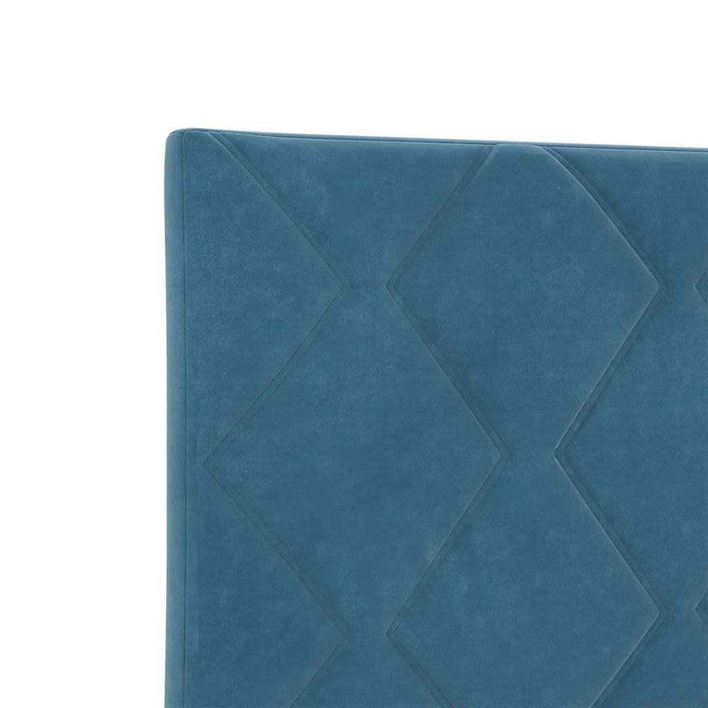 LED Hoofdbord Donkerblauw 160 cm Fluweel – afbeelding 8