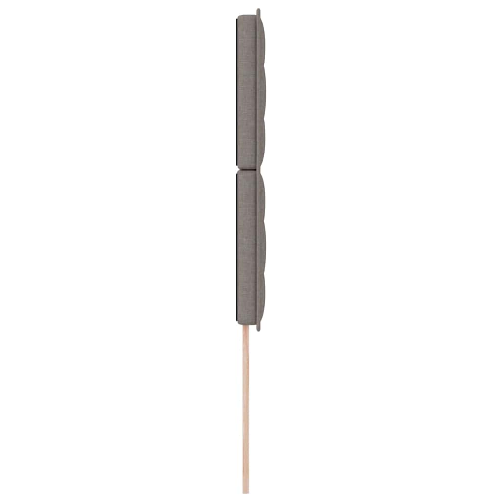 LED Hoofdbord met LED-stripverlichting Taupe 90 cm Stof – afbeelding 6