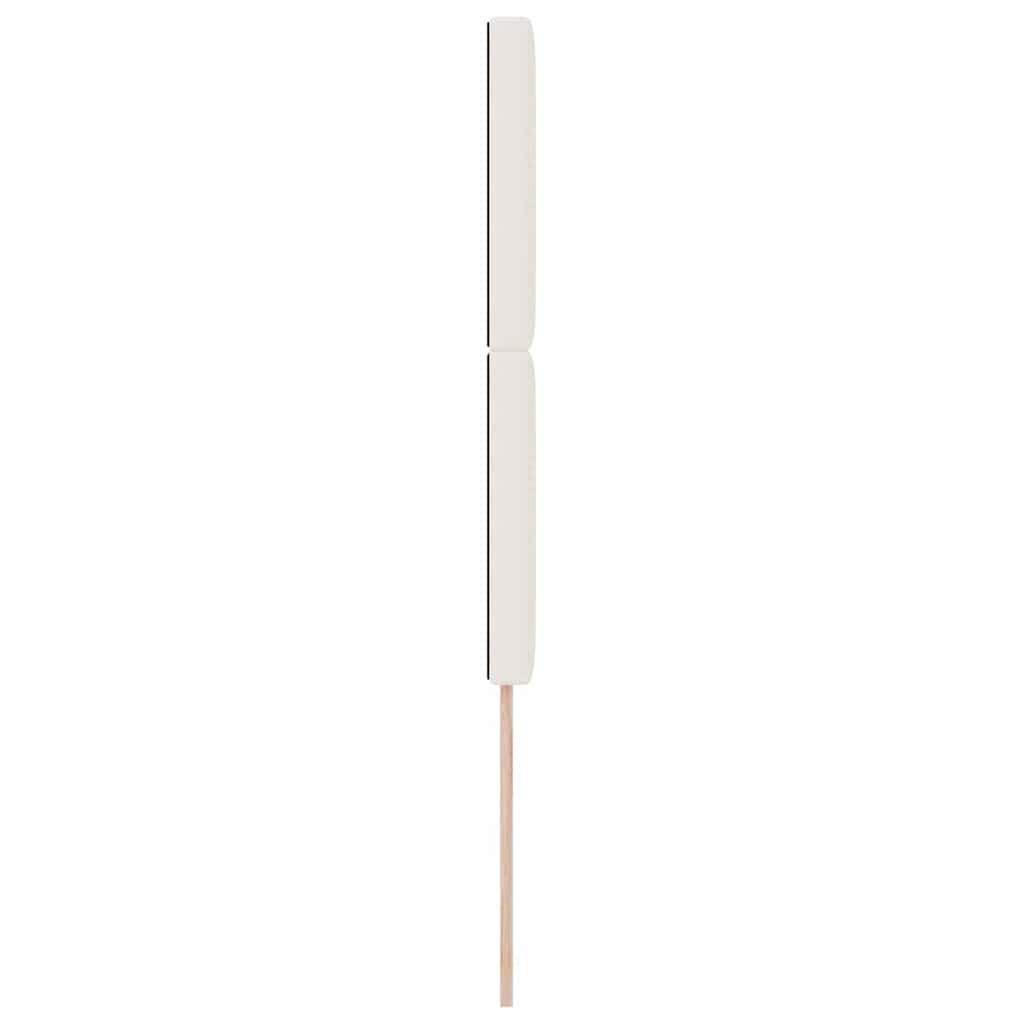 LED Hoofdbord met LED-stripverlichting Crème 100 cm Katoen Stof – afbeelding 6