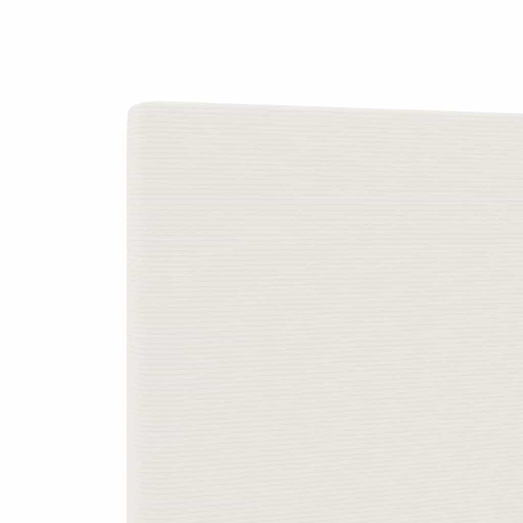 LED Hoofdbord met LED-stripverlichting Crème 100 cm Katoen Stof – afbeelding 8