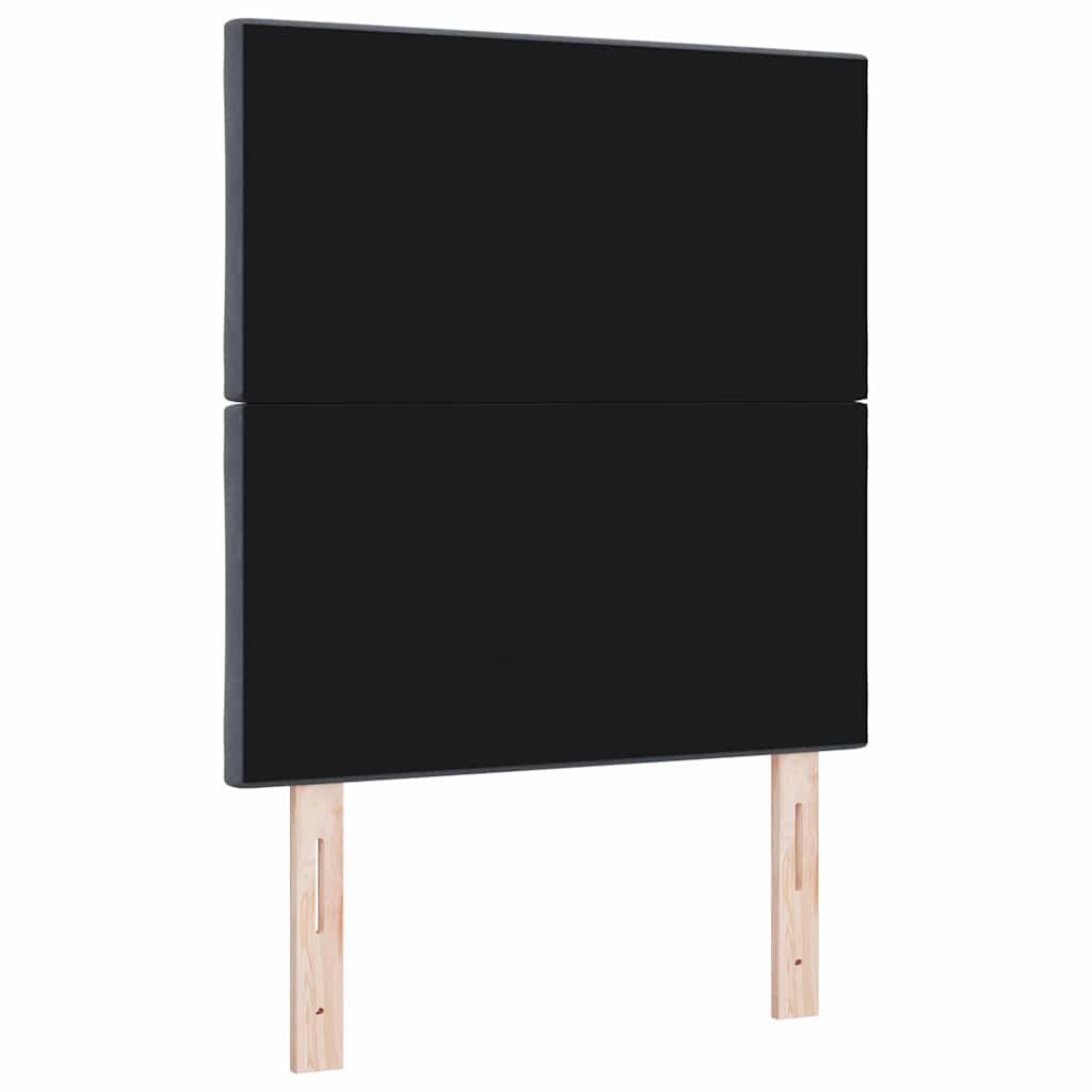 LED Hoofdbord Donkergrijs 80 cm Fluweel – afbeelding 7