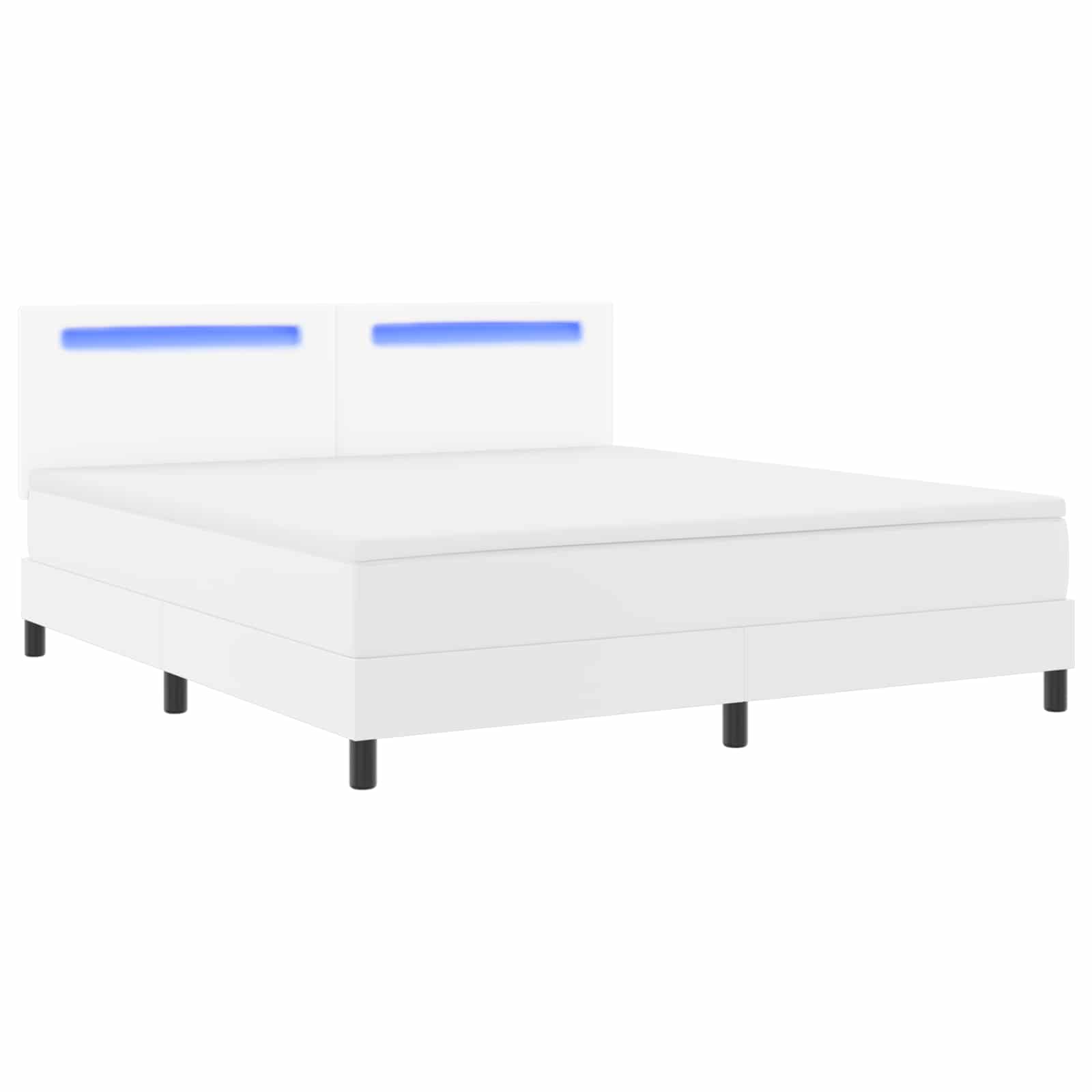 Boxspringbed met matras Wit 180 x 200 cm Kunstleer – afbeelding 5