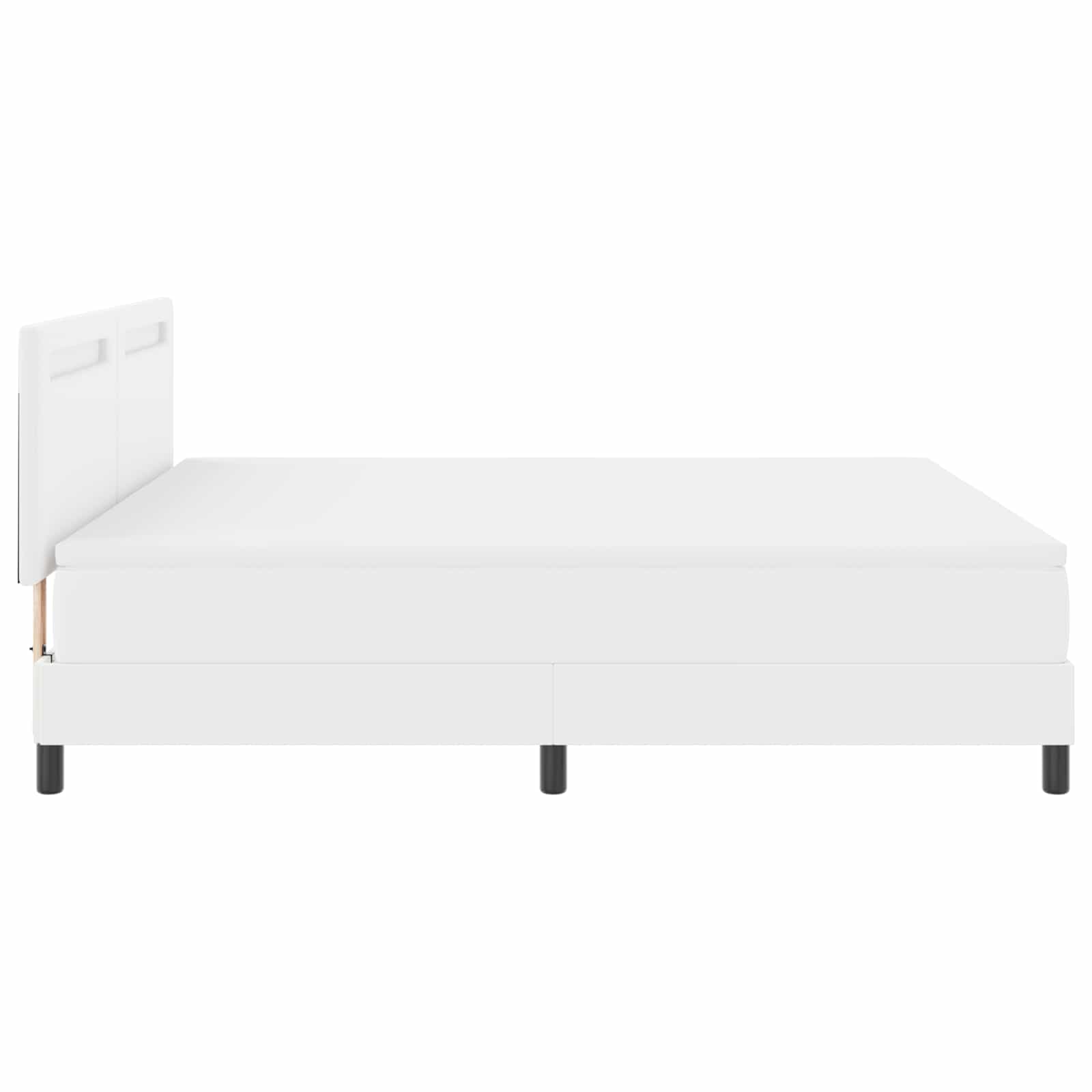 Boxspringbed met matras Wit 180 x 200 cm Kunstleer – afbeelding 9