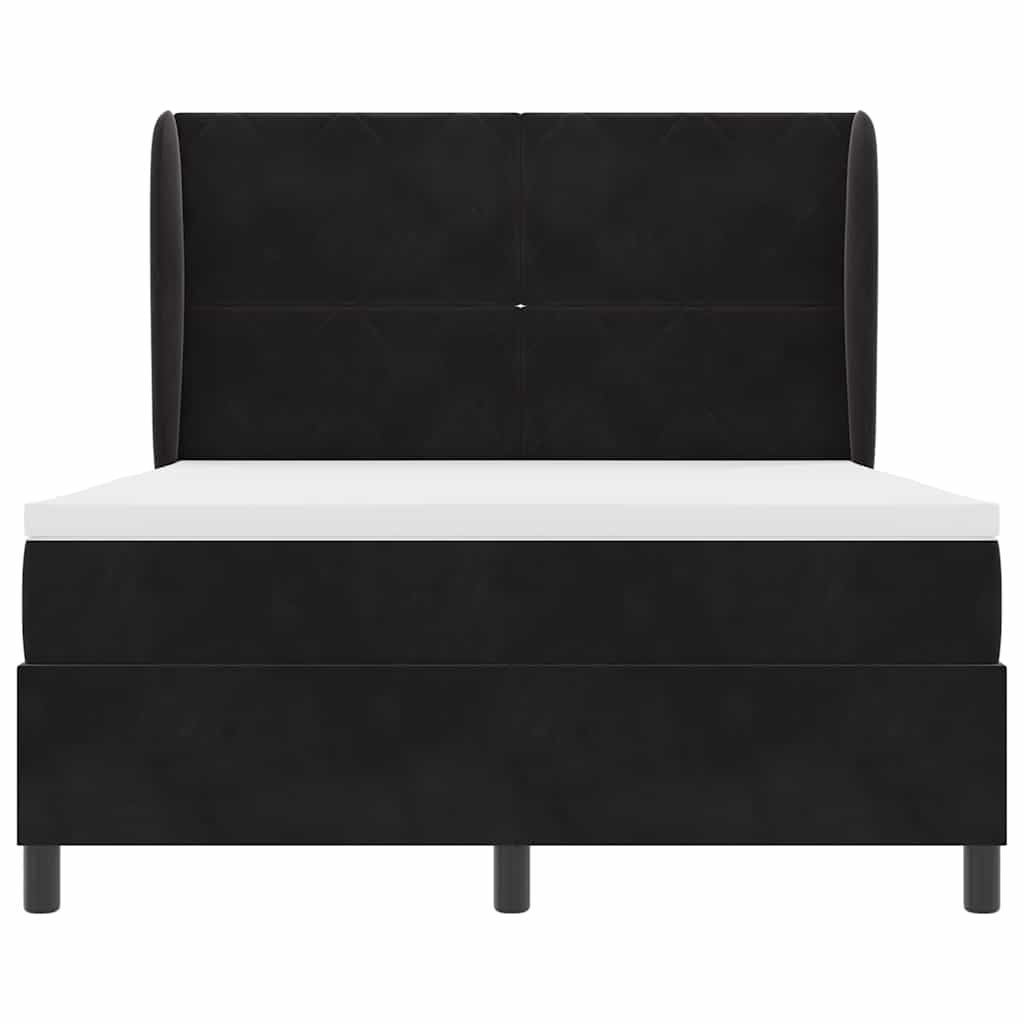 Boxspringbed met matras Zwart 200 x 140 cm Fluweel – afbeelding 7