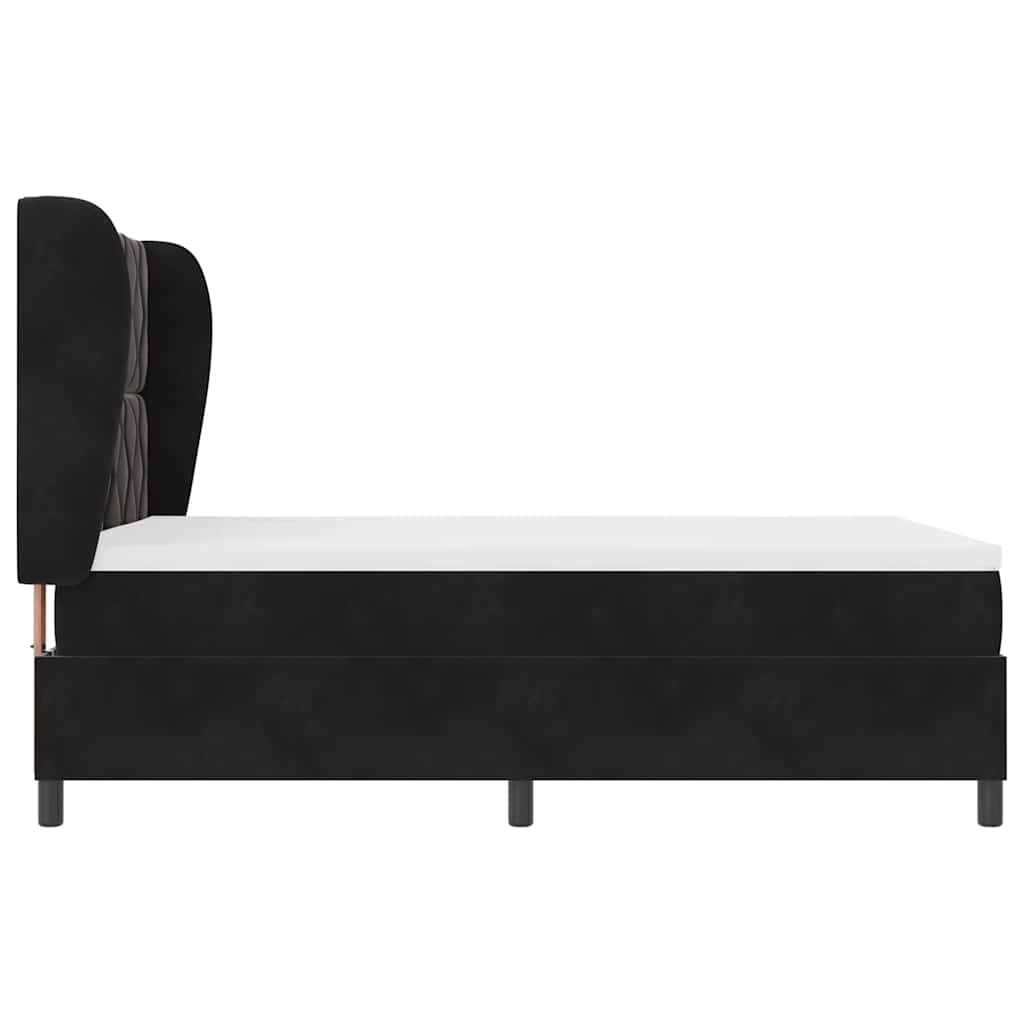Boxspringbed met matras Zwart 200 x 140 cm Fluweel – afbeelding 8