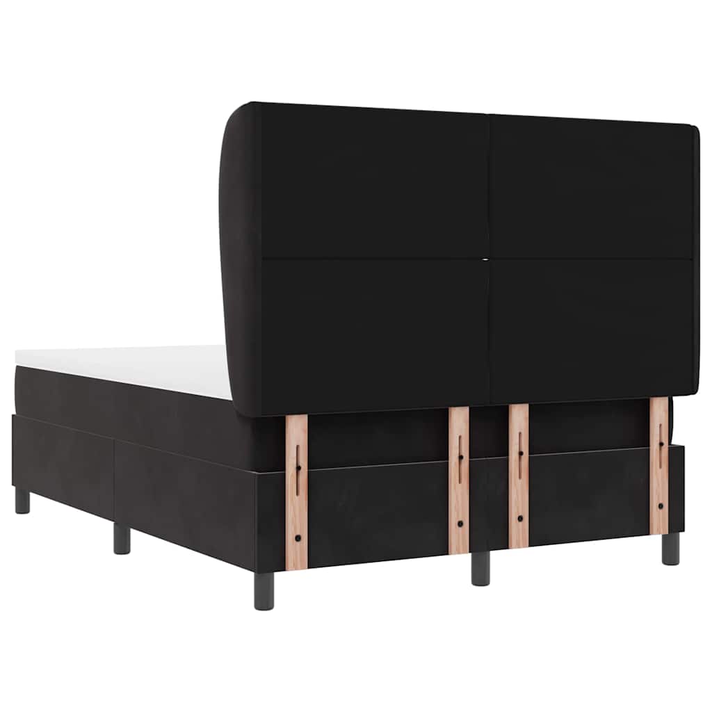 Boxspringbed met matras Zwart 200 x 140 cm Fluweel – afbeelding 9