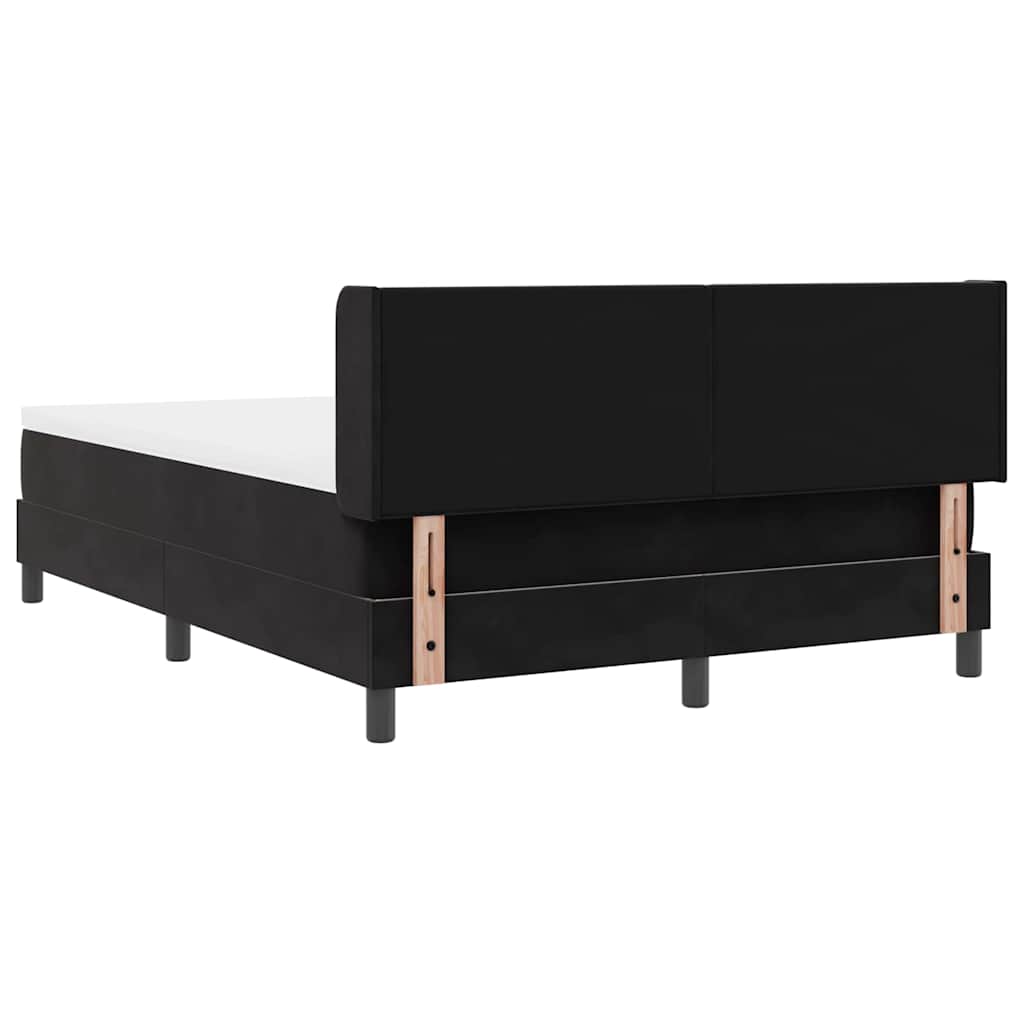 Boxspringbed met hoofdeinde Zwart 200 x 160 cm Fluweel – afbeelding 9
