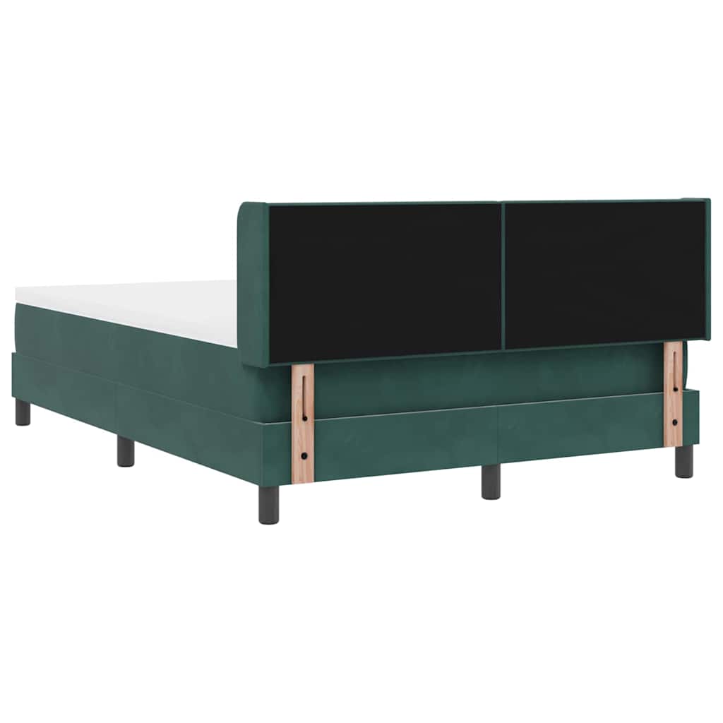 Boxspringbed met hoofdeinde Donkergroen 200 x 160 cm Fluweel – afbeelding 9