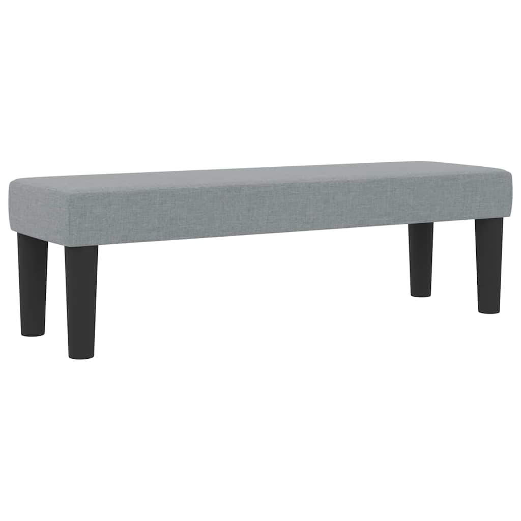 Boxspringbed met hoofdeinde Lichtgrijs 160 x 200 cm Stof – afbeelding 5