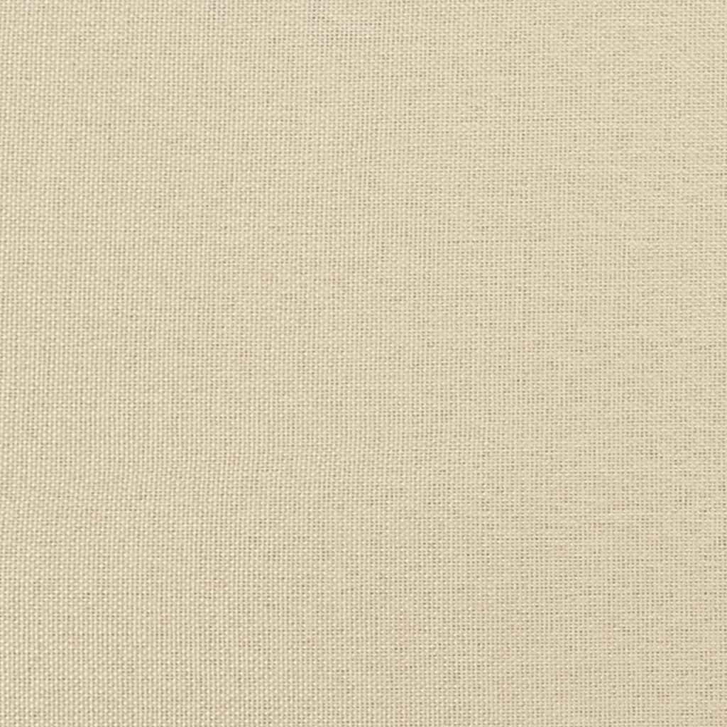 Boxspringbed met hoofdeinde Crème 160 x 200 cm Stof – afbeelding 12