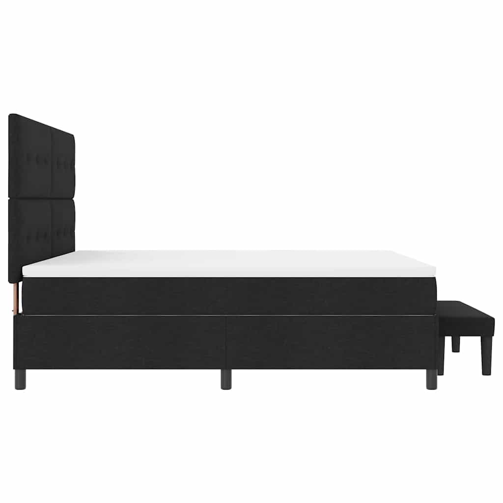 Boxspringbed met hoofdeinde Zwart 180 x 200 cm Stof – afbeelding 9