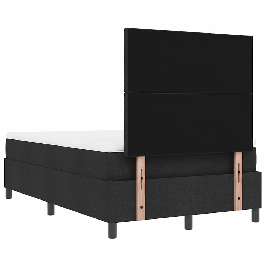 Boxspringbed met hoofdeinde Zwart 120 x 190 cm Stof – afbeelding 10
