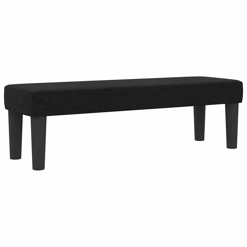 Boxspringbed met hoofdeinde Zwart 120 x 190 cm Stof – afbeelding 6