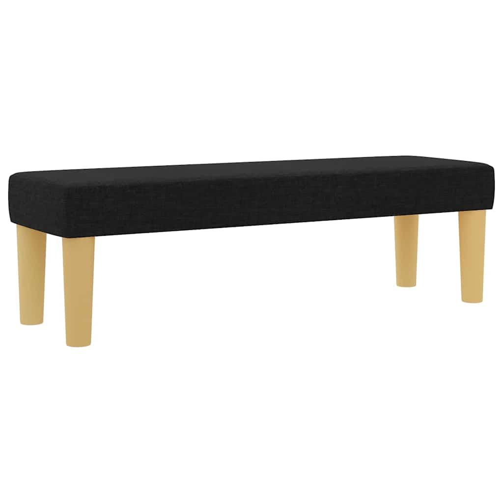 Boxspring bed met hoofdeinde Zwart 200 x 120 cm Stof – afbeelding 6