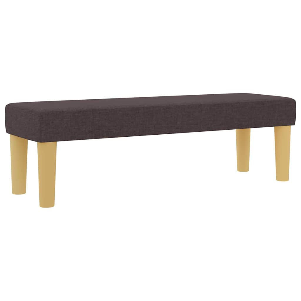 Boxspring bed met hoofdeinde Donkerbruin 200 x 120 cm Stof – afbeelding 5