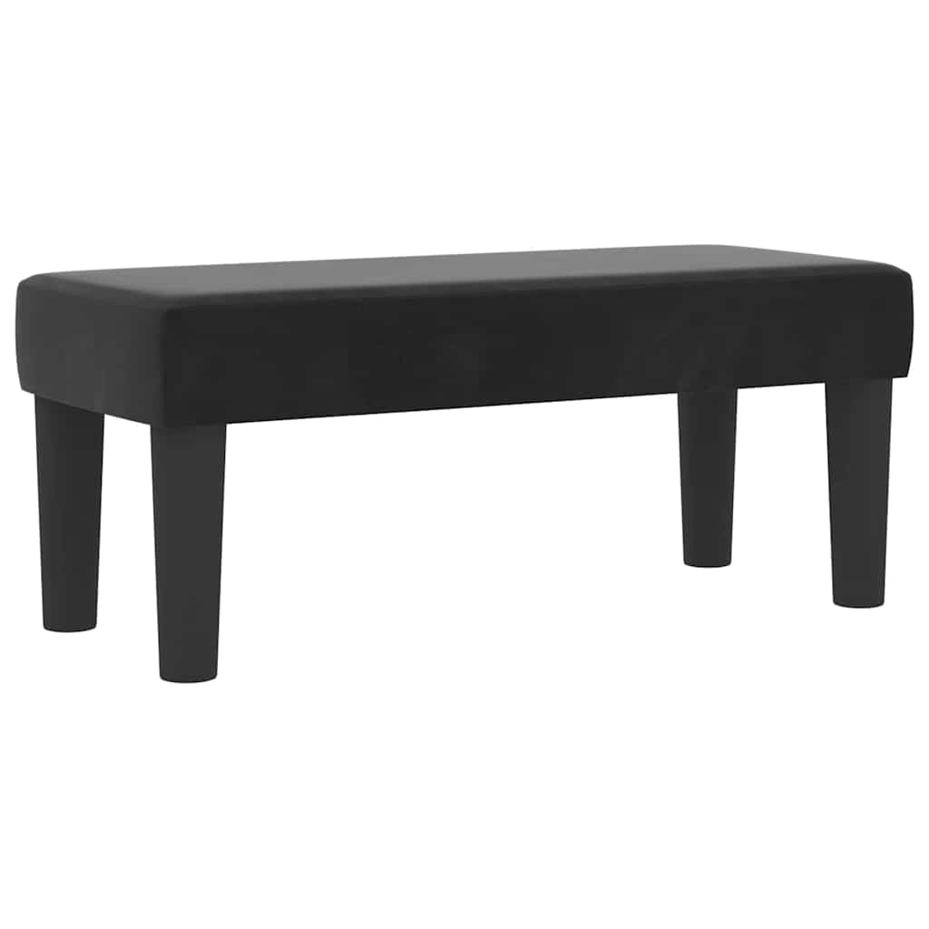 Boxspring bed met hoofdeinde Zwart 200 x 80 cm Fluweel – afbeelding 5