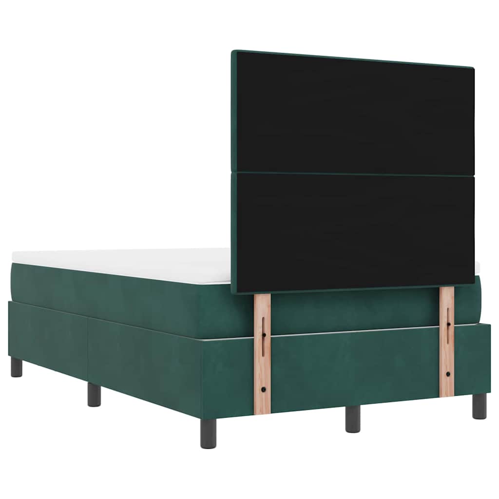 Boxspring bed met hoofdeinde Donkergroen 200 x 120 cm Fluweel – afbeelding 10