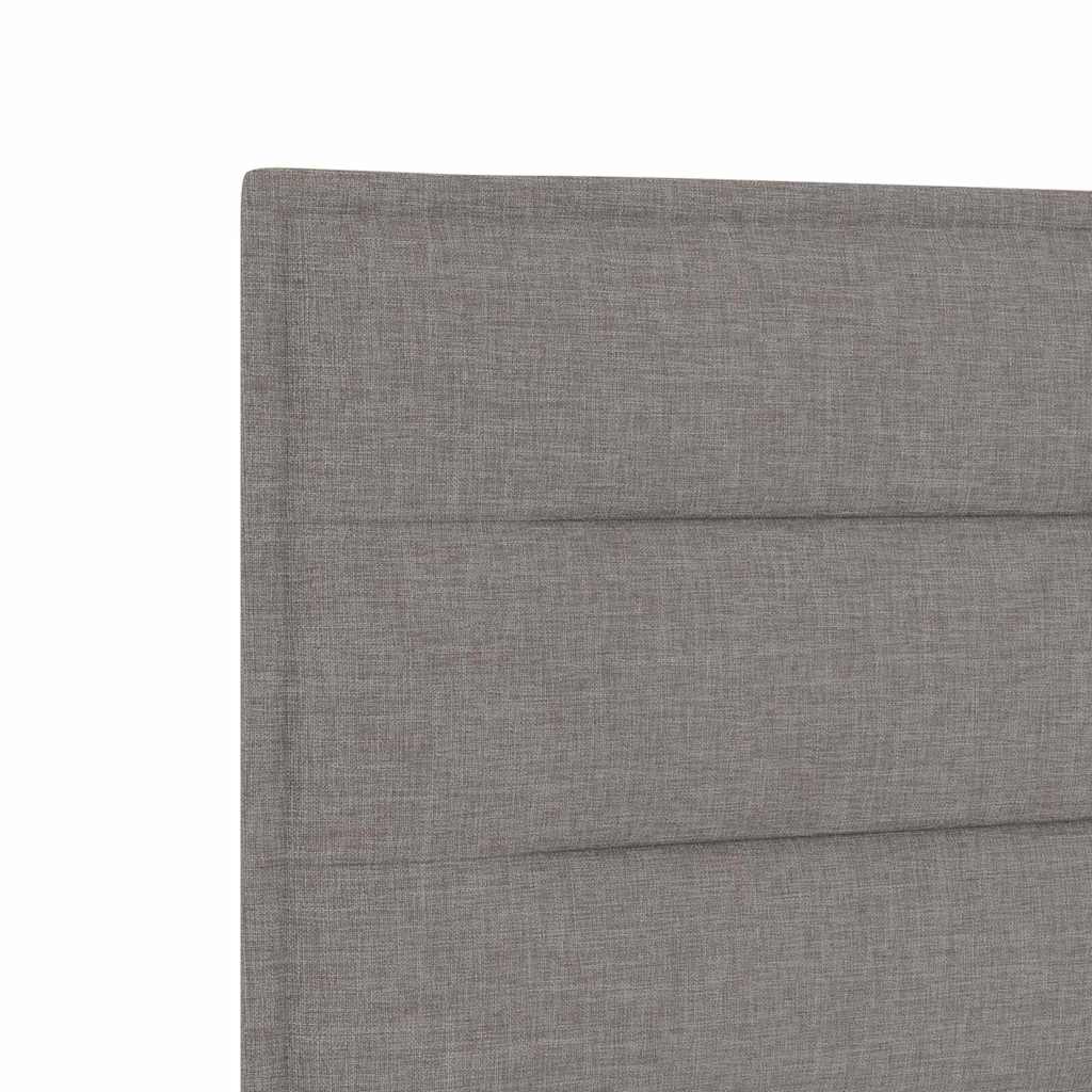 Bedframe met hoofdeinde Taupe 120 x 190 cm Stof – afbeelding 10