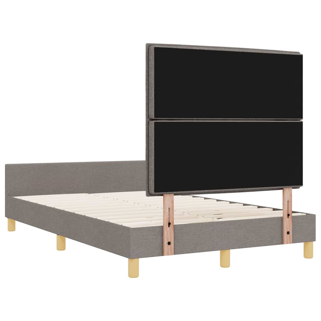 Bedframe met hoofdeinde Taupe 120 x 190 cm Stof – afbeelding 9
