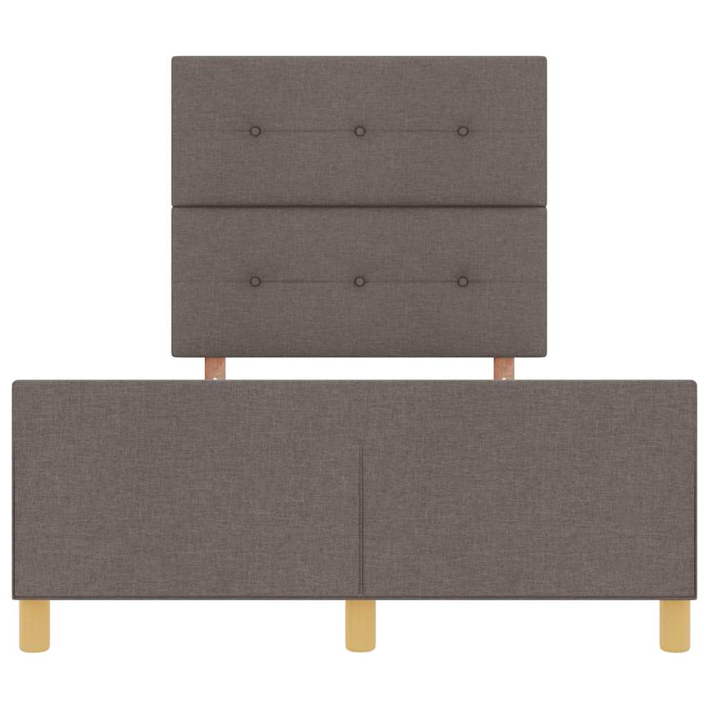 Bedframe met hoofdeinde Taupe 120 x 190 cm Stof – afbeelding 7