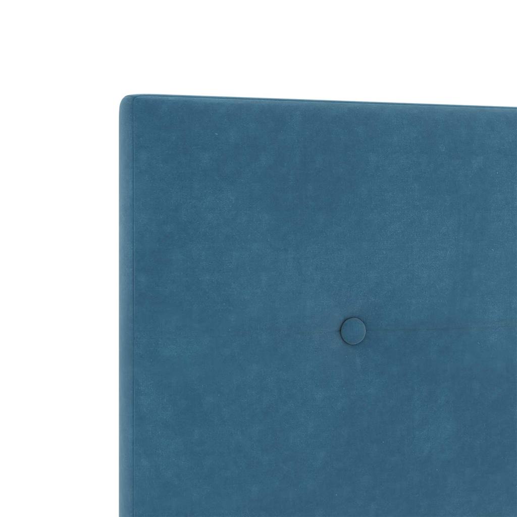 Boxspringbed met hoofdeinde Donkerblauw 160 x 200 cm Fluweel – afbeelding 10