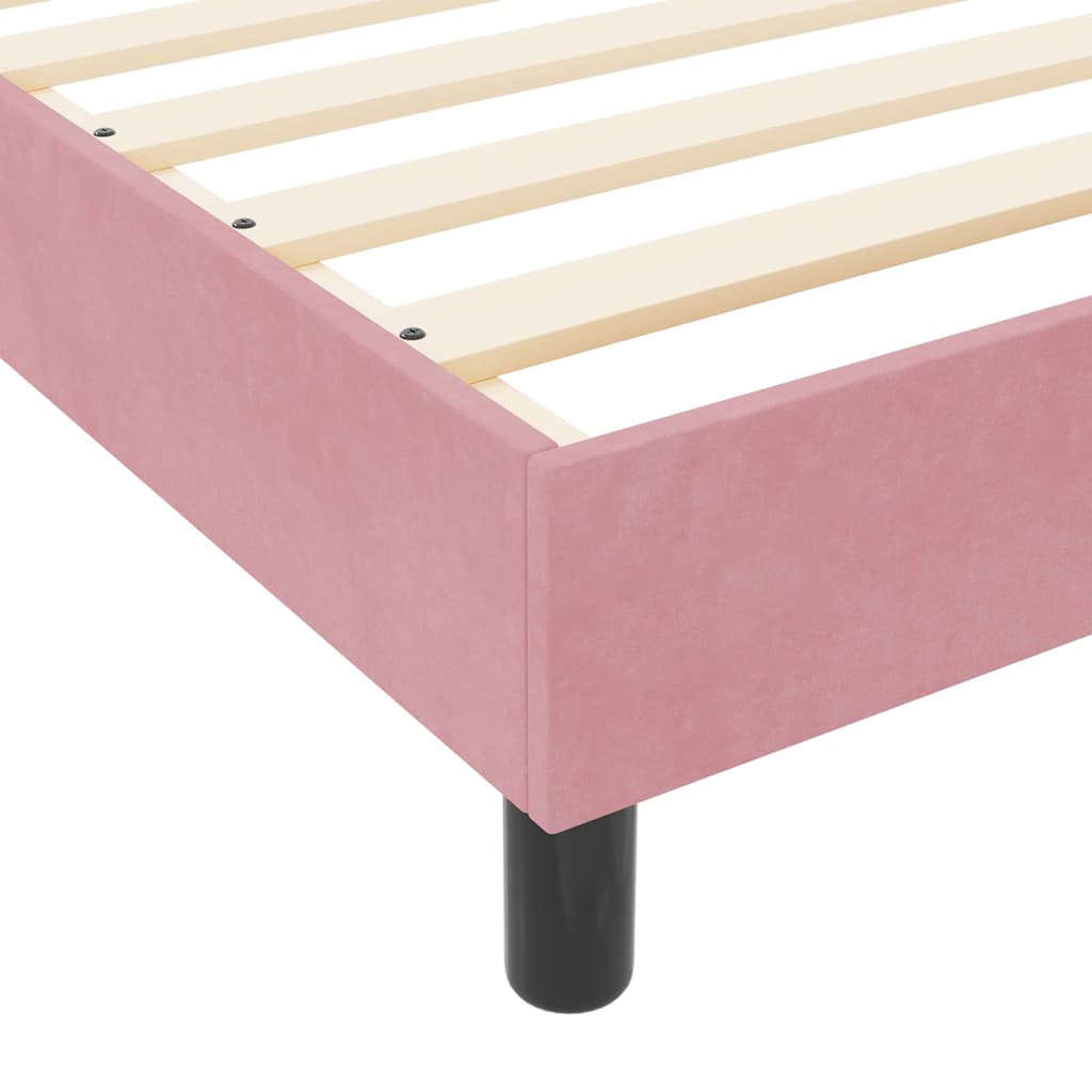 Boxspringbed met hoofdeinde Roze 180 x 200 cm Fluweel – afbeelding 11