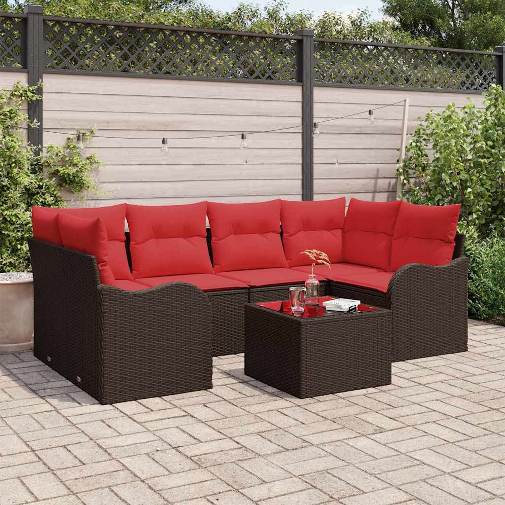 Tuin Sofa Set Bruin 55 x 55 x 37 cm poly rattan