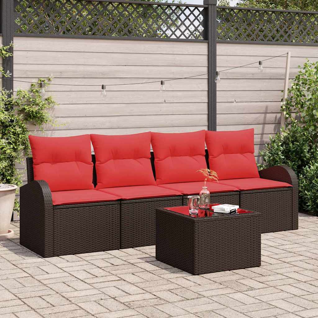 Tuin Sofa Set Bruin 55 x 55 x 37 cm poly rattan