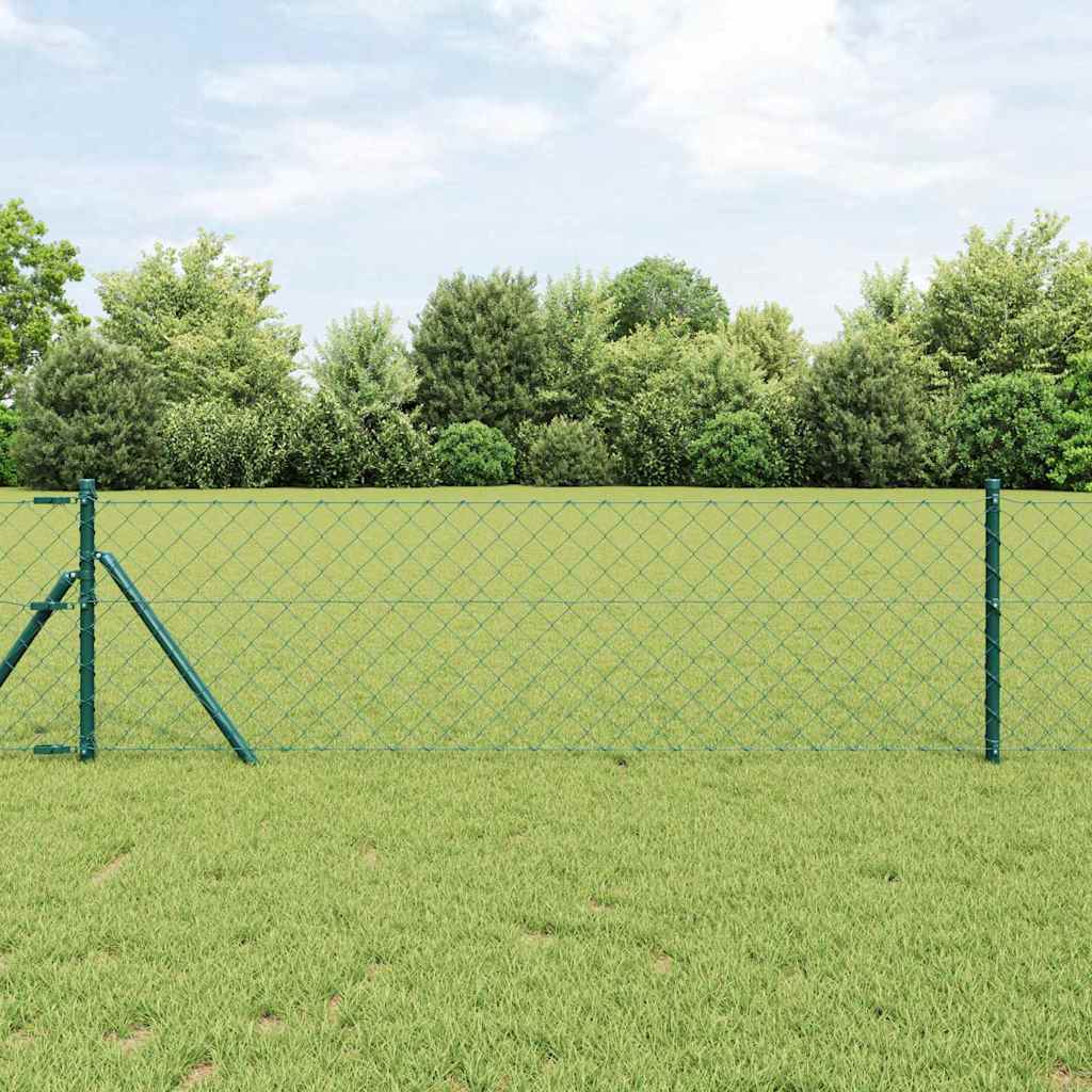 Afrasteringspaal Groen 10 x 0,6 m (60 x 60 mm gaas)